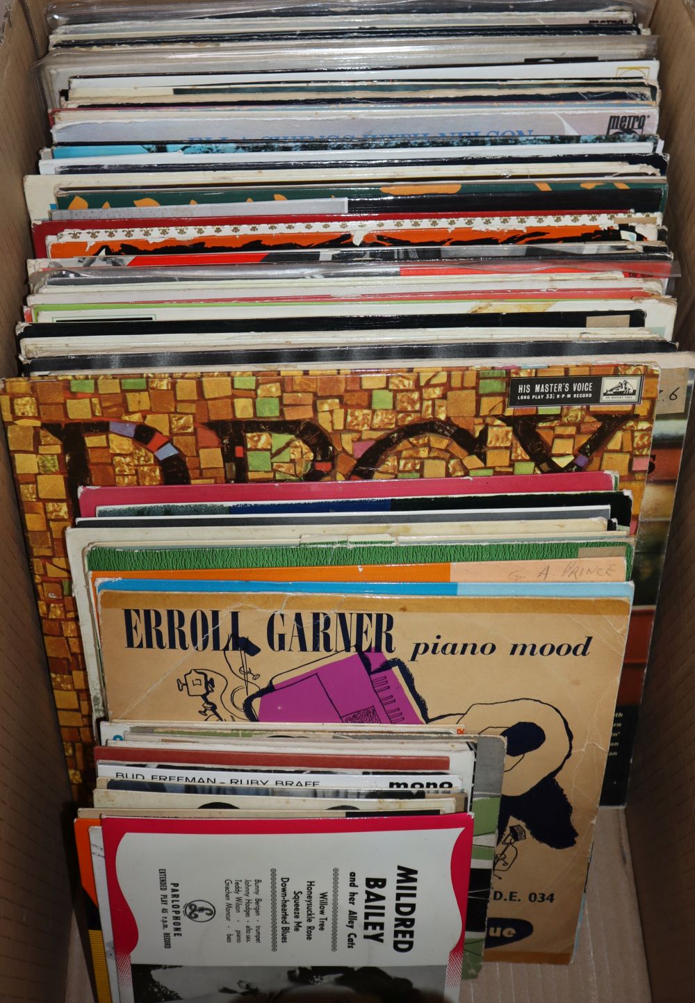 A collection of Jazz LPs to include Billie Holiday, Ella Fitzgerald, Brubeck etc